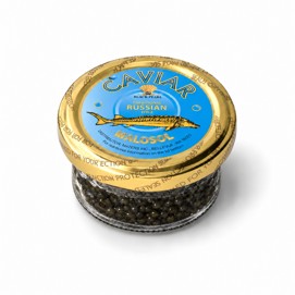 Sturgeon Ossetra (Black) Caviar PASTEURIZED 50 g (1.76 oz.) jar