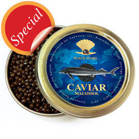 Premium Quality Sturgeon Caviar - Kaluga Hybrid 100 g (3.5 oz.) tin