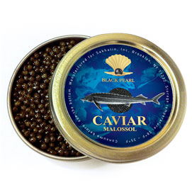 Premium Quality Sturgeon Caviar - Kaluga Hybrid 250 g (8.8 oz.) tin